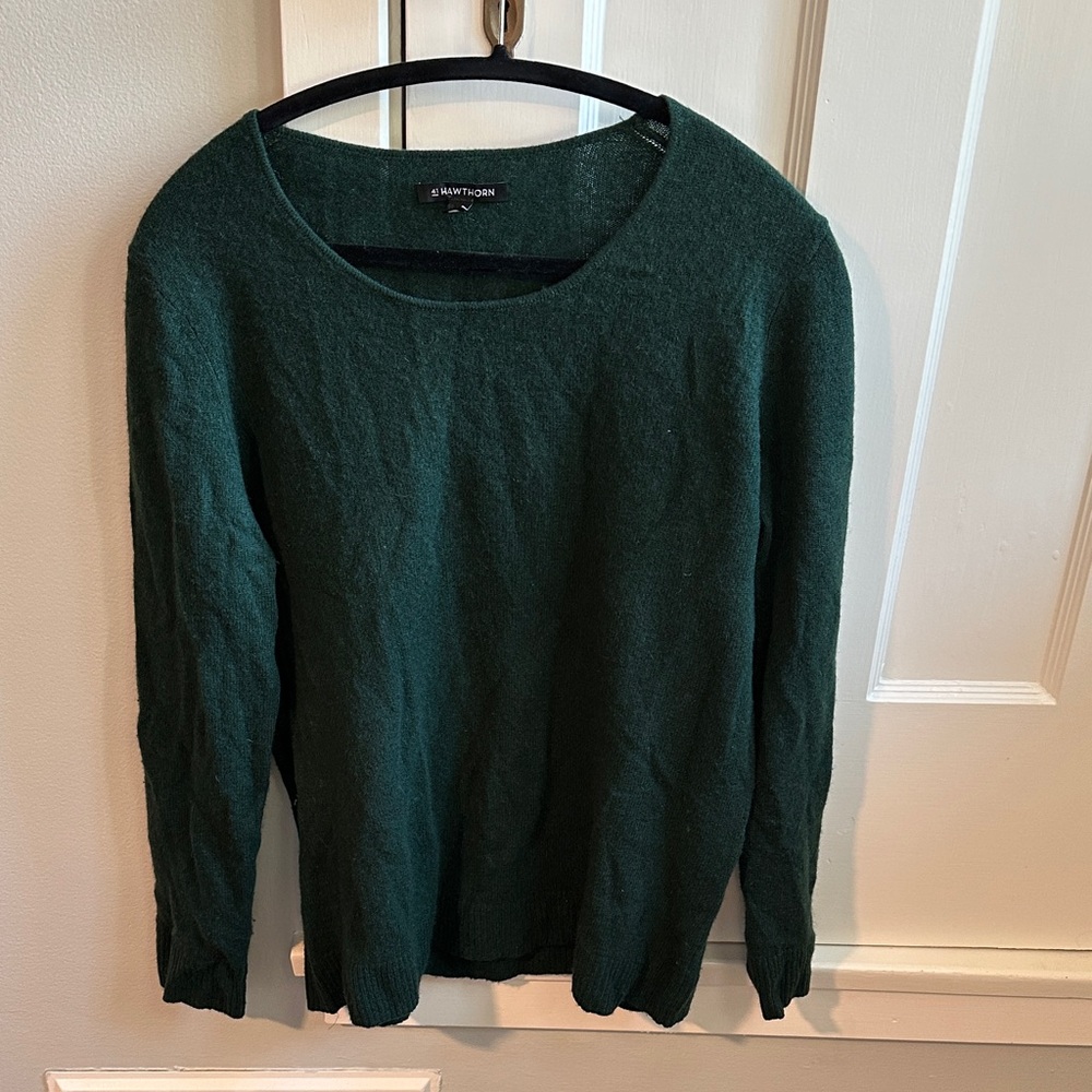 41 Hawthorn Forest Green Scoop Neck Sweater
